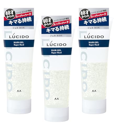 Amazon | ルシード ヘアジェル スーパーハード 160g×3 | LUCIDO